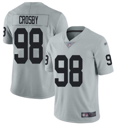 This Nike gear features a military-inspired color scheme with an American Flag patch on the right sleeve and the Salute to Service ribbon on the other. . Maxx crosby jersey stitched